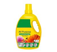 Miracle Gro All Purpose Plant Food Concentrate 2.5L Indoor Outdoor Fertiliser for Flowers, Veg Houseplants Promotes Growth, Strong Roots, Blooms Garden Liquid Feed Yellow - 1 Pack (2.5L)