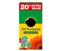 Miracle-Gro All Purpose Soluble Plant Food Fast Acting Fertiliser for Flowers, Vegetables, Shrubs & Houseplants, Indoor & Outdoor, 500g or 1.2kg Feeds Every 2 Weeks, (Pack of 1-500g)