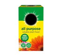 Miracle-Gro All Purpose Soluble Plant Food Fast Acting Fertiliser for Flowers, Vegetables, Shrubs & Houseplants, Indoor & Outdoor, 500g or 1.2kg Feeds Every 2 Weeks, (Pack of 1-500g)