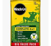 Miracle-Gro EverGreen Complete 4 in 1 Lawn Food - Feeds Grass, Kills Weeds & Moss - WaterSmart Formula for Drought Resistance - Greener Lawn in 7 Days (360m2)