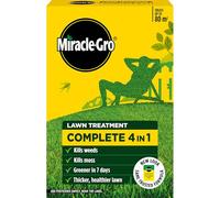 Miracle-Gro Complete 4 in 1 Lawn Food, 80 m² carton, Lawn Food, Weed & Moss Control