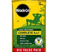 Miracle Gro Complete 4 In 1 Lawn Food Weed And Moss Killer 12.6Kg Greener Grass In 7 Days Thickens And Strengthens Turf 360M2