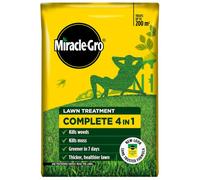 Miracle-Gro EverGreen Complete 4 in 1 Lawn Food - Feeds Grass, Kills Weeds & Moss - WaterSmart Formula for Drought Resistance - Greener Lawn in 7 Days (200m2)
