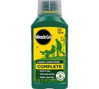 Miracle-Gro Complete Liquid Lawn Feed Concentrate Nitrogen Potassium Iron Lawn Food 1L