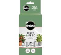 Miracle-Gro Drip & Feed All Purpose - Pack of 3 Plant Food Bottles - Ready to Use for Indoor & Outdoor Plants - 1-Month Slow Release Feed per Bottle - No Mixing, No Mess