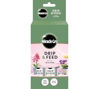 Miracle-Gro Drip & Feed Orchid Plant Food Ready to Use Nutrient Solution for Indoor Orchid Care Supports Healthy Growth and Flower Development Pack of 3