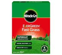 Miracle Gro Ever Green Fast Grass Lawn Seed 1.6 kg 56 m2