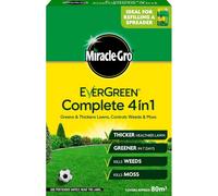 Miracle-Gro Evergreen Complete 4 In 1 Lawn Feed Weed And Moss Killer 80M² Coverage 2.8Kg Granular Formula