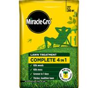 Miracle-Gro Evergreen Complete 4-in-1 Lawn Food - 200 m2, Lawn Food, Weed & Moss Control, Yellow