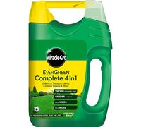 Miracle-Gro EverGreen Complete 4-in-1 Spreader, Lawn Food, Weed & Moss Control, 80 m2, Yellow