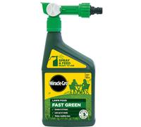Miracle-Gro Evergreen Fast Green Spray & Feed 1L | Ready-to-Use Lawn Feed for a Greener Lawn in 24 Hours | Liquid Lawn Food for Fast Results | Easy Spray Application