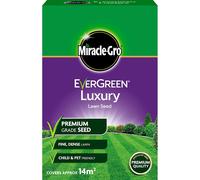 Miracle-Gro Evergreen Fine Lawn Luxury Grass Seed No Rye 14m2 Coverage 420g