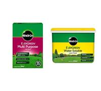 Miracle-Gro EverGreen Multi Purpose Grass Seed Carton, 840 g & Miracle-Gro Water Soluble Lawn Food 2kg