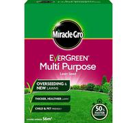 Miracle-Gro EverGreen Multi Purpose Lawn Seed 1.6 kg - 56 m2, White