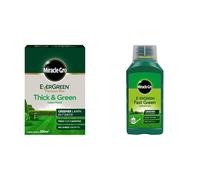 Miracle-Gro EverGreen Premium Plus Thick & Green Lawn Food - 100 m2 and Evergreen Fast Green Liquid Concentrate Lawn Food - 100 m2