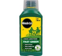 Miracle-Gro Fast Green Liquid Concentrate 1L Lawn Feed For Thick Greener Grass In Days Easy To Use Formula