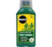 Miracle-Gro Fast Green Liquid Lawn Feed Concentrate 1L | Rapid Greening Formula for Thicker, Healthier Grass | Concentrated Lawn Treatment for Deep Green Results in 24 Hours