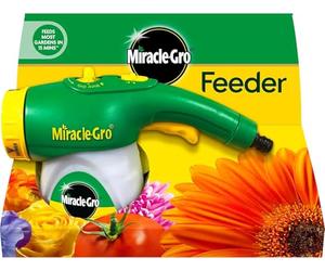 Miracle Gro Feeder for Soluble Plant Food | Dual Action Hose End Spray Feeder | Feeds Gardens in 15 Minutes | For Lawns Flowers & Vegetables | Refillable Garden Hose Attachment | 1 Unit - 016733N