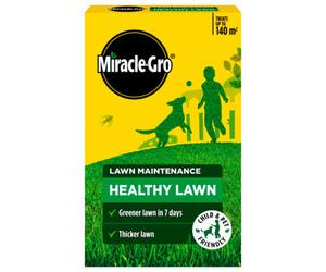 Miracle-Gro Healthy Lawn 140M2 Lawn Feed For Greener Stronger Grass With Lasting Results And Protection Against Wear And Tear