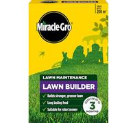 Miracle-Gro Lawn Builder - Builds a Strong and Green Lawn, feeds for 3 months, 200m2, 4kg Carton