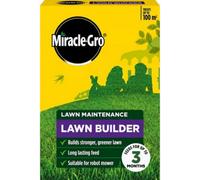 Miracle Gro Lawn Builder Fertiliser Feeds Lawn For 100 Days Promotes Healthy Green Grass Npk 22 5 5 Covers 100M²