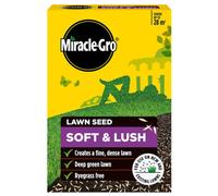 Miracle-Gro Lawn Seed Soft And Lush 420G For Thick Green Grass Fine Texture Fast Growing For Family Friendly Lawns