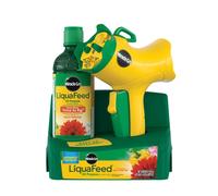 Miracle-Gro LiquaFeed All Purpose Plant Food Advance Starter Kit For Flowers Vegetables Trees and Shrubs One 16 oz. Plant Food and One Feeder