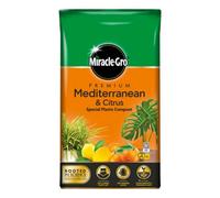Miracle-Gro Mediterranean & Citrus Compost - 6L - Specially Formulated Soil For Citrus & Mediterranean Plants