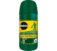 Miracle Gro Multi-Use Spreader | Handheld Seed & Fertilizer Dispenser | 3 Variable Flow Settings | For Lawn Food Grass Seed & Ice Melt | Even Distribution Spreader | 1 Unit Refillable Jug