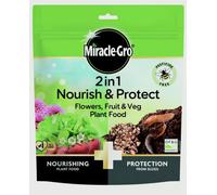 Miracle-Gro Plant Food Nourish & Protect 2-in-1 Slug & Snail Barrier Pesticide-Free Lava Rock 1kg