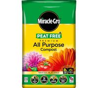 Miracle-Gro Organic Fruit & Veg Peat Free Compost 40L Natural Growing Media Ideal For Edible Plants & Herbs