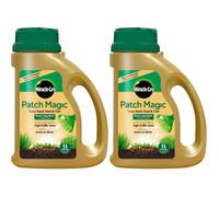 Miracle-Gro Patch Magic Grass Seed, Feed and Coir, 1015 g, Green (Pack of 2)