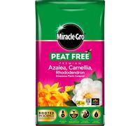 Miracle-Gro Peat Free Azalea Camellia Rhododendron Ericaceous Potting Compost 10L Bag