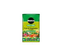Miracle-Gro Peat Free Fruit & Veg Compost with Organic Plant Food - 40 litre (Model 121316)