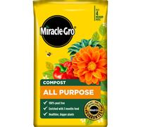 Miracle-Gro PEAT FREE Premium All Purpose Compost, 20 litre, Brown