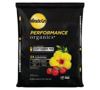 Miracle-Gro Performance Organics All Purpose Container Mix with Natural and Organic Ingredients, Feeds Container Grown Vegetables, Flowers and Herbs f