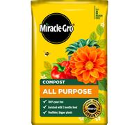 Miracle-Gro Premium All Purpose Compost, PEAT FREE, 40 Litre
