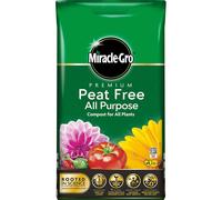 Miracle-Gro Premium All Purpose Peat Free Compost With Vital Minerals 10L Bag