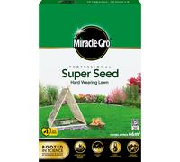 Miracle-Gro Professional Super Seed Hard Wearing Lawn Seed, 66m2