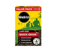 Miracle-Gro Quick Grow Lawn Seed 16m2 ryegrass fescues Fast Grass Seed 480g - Su