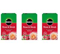 Miracle-Gro Rose & Shrub Plant Food Carton 3Kg Pack Of 3