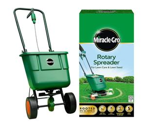 Miracle-Gro Rotary Lawn Seed Spreader | Ideal for Complete 4in1 or Grass Seeding