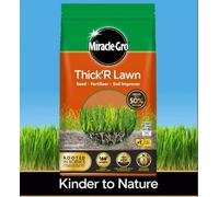Miracle-Gro Thick R Lawn Grass Seed Fertiliser Soil Improver Nitrogen Feed 4Kg
