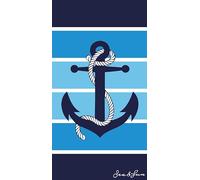 Miracle Home. Anchor Microfibre Towel, 100% Polyester, 75 x 145 cm. 11787