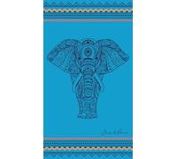 Miracle Home. Beach Towel Egyptian Cotton Elephant 80% Cotton 20% Polyester 140 X 175 11874