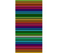 Miracle Home. Beach Towel Egyptian Cotton Rainbow 80% Cotton 20% Polyester 90 x 165 12803