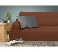 Miracle Home Caiman Multi-Purpose Quilt, 100% Cotton, Brown, 220 x 260 cm