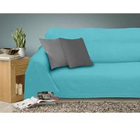 Miracle Home Caiman Multi-Purpose Quilt, 100% Cotton, Green, 170 x 260 cm