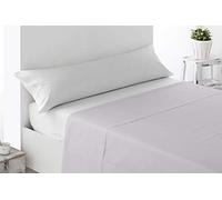 Miracle Home. Flat Sheet Soft and Comfortable 100% Brushed Microfibre Wrinkle Free Peeling 230 x 270 cm Bed 150 cm Cream