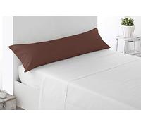 Miracle Home. Pillowcase 100% Brushed Microfibre, Open on Both Sides, Anti-Peeling, 110 x 45 cm, 90 cm Bed, Brown